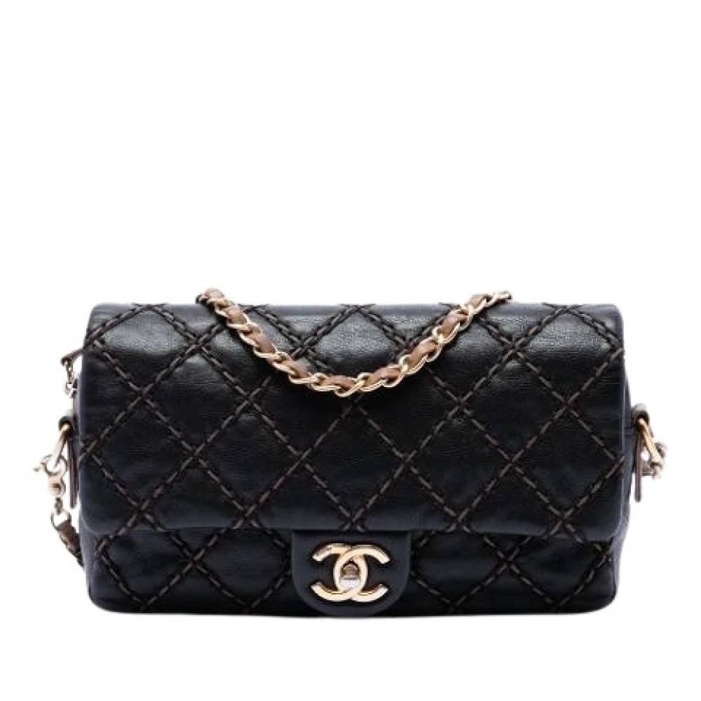 Chanel Vintage Pre-owned Crossbody Bag - Vintage - Dame - Sort - ONE SIZE - Uld