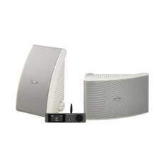 Dynavoice CA802BT & Yamaha NS-AW592 Vita Utomhushögtalare Stereopa