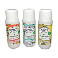 3er Saunaaufguss-Set Orange/Rosmarin, Eukalyptus/Menthol und Eislimone