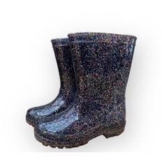 Equipage Millie Junior Gummistøvler - Navy m. Glitter