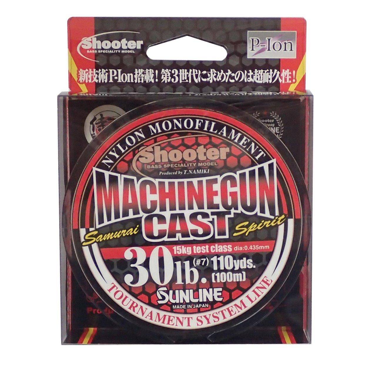 SUNLINE Nylon Line Shooter Machine Gun Cast 100m 7 30lb New At Brown No. brun