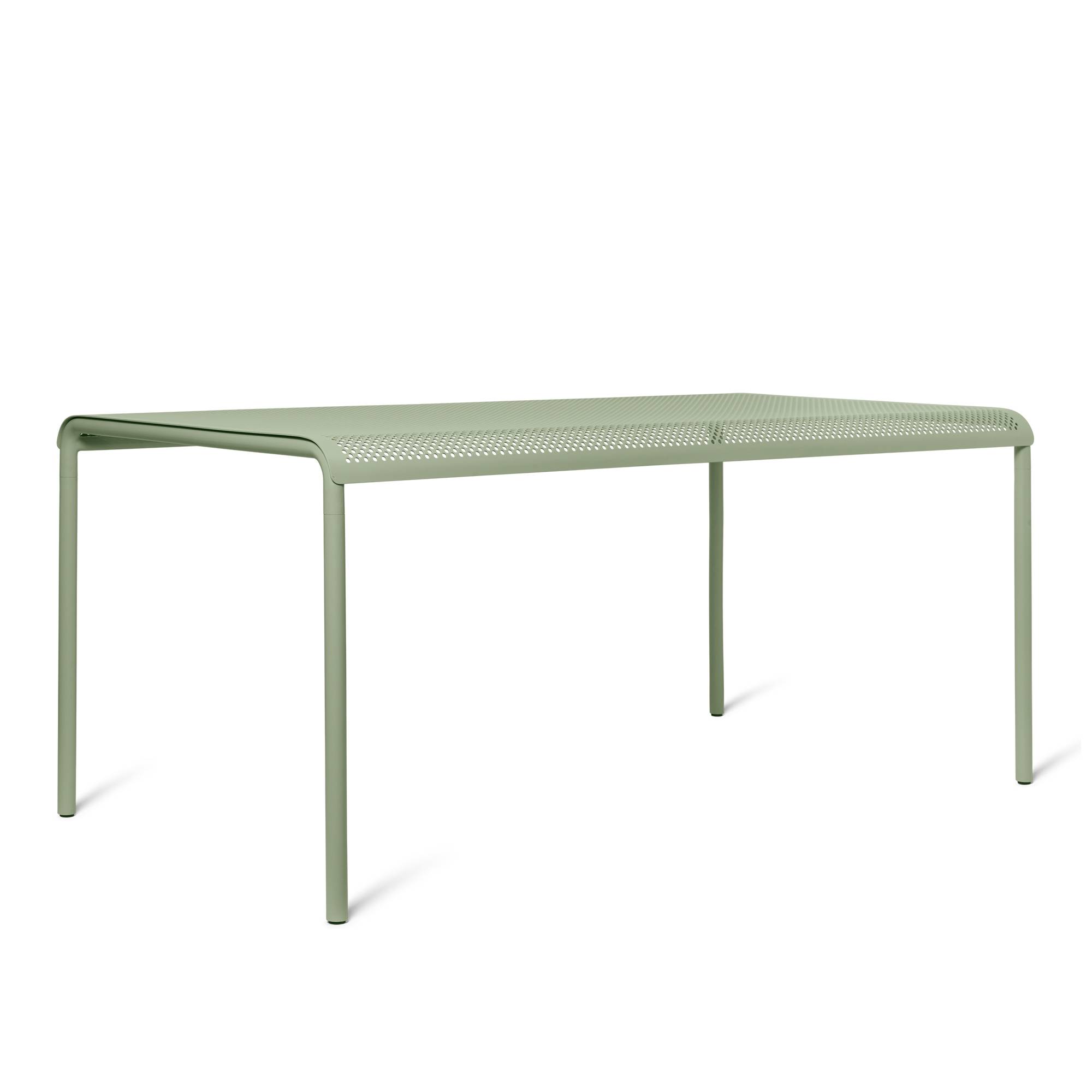 Ferm Living - Dapple Dining Table - 160 x 90 - Tea Green - Matbord utomhus - Grön - Metall