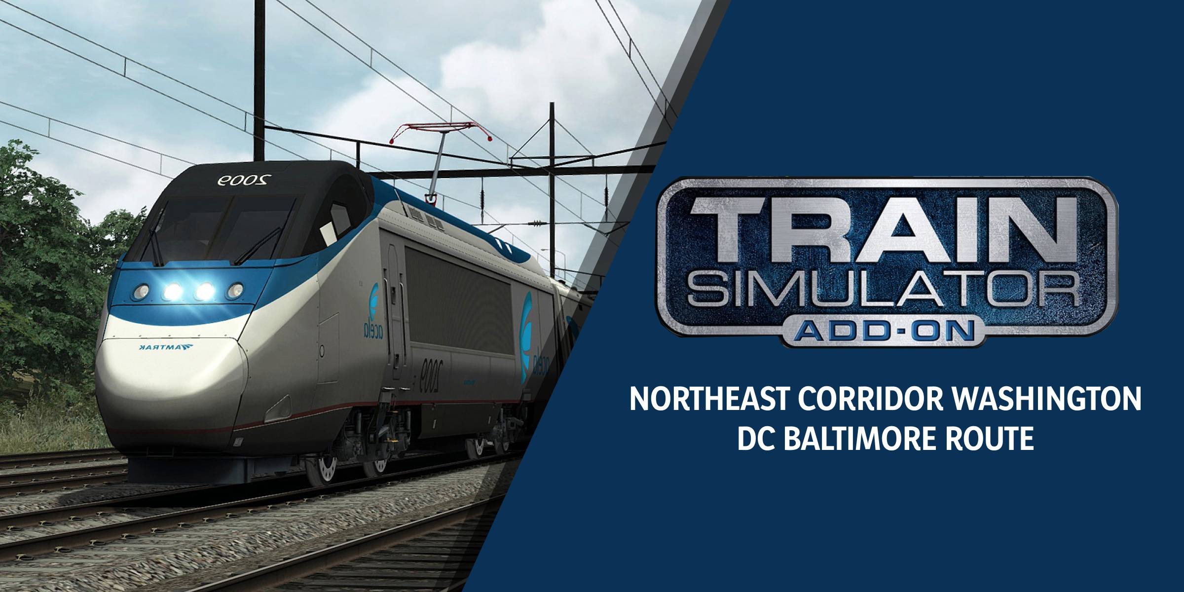 Train Simulator Northeast Corridor Washington DC Baltimore Route AddOn (DLC) - Standard