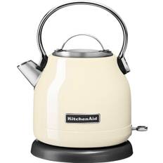 KitchenAid Classic Elkedel 1,25 Liter Creme Str 1,25 liter - Elkedler Stål hos Magasin