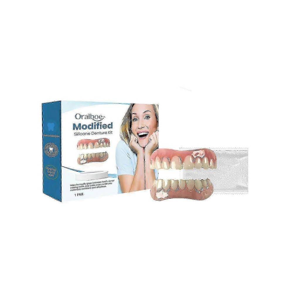 (3pcs) Modified Teeth Dentures American Dentures Modified Teeth Interdental Orthodontic Dentures