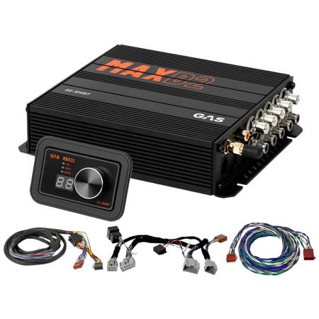 GAS MAX D2-610BT, 10-kanalig ljudprocessor/DSP till Volvo 2007-2016 (Performance)