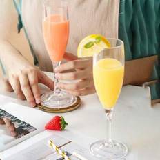 1 st/2 st/4 st kreativa plastvinglas med stor kapacitet, glasglas, champagneglas, muggar, porslin, hem- och köksinredning, lämplig för drycker, juice, - Multifärgad (Multi-size)