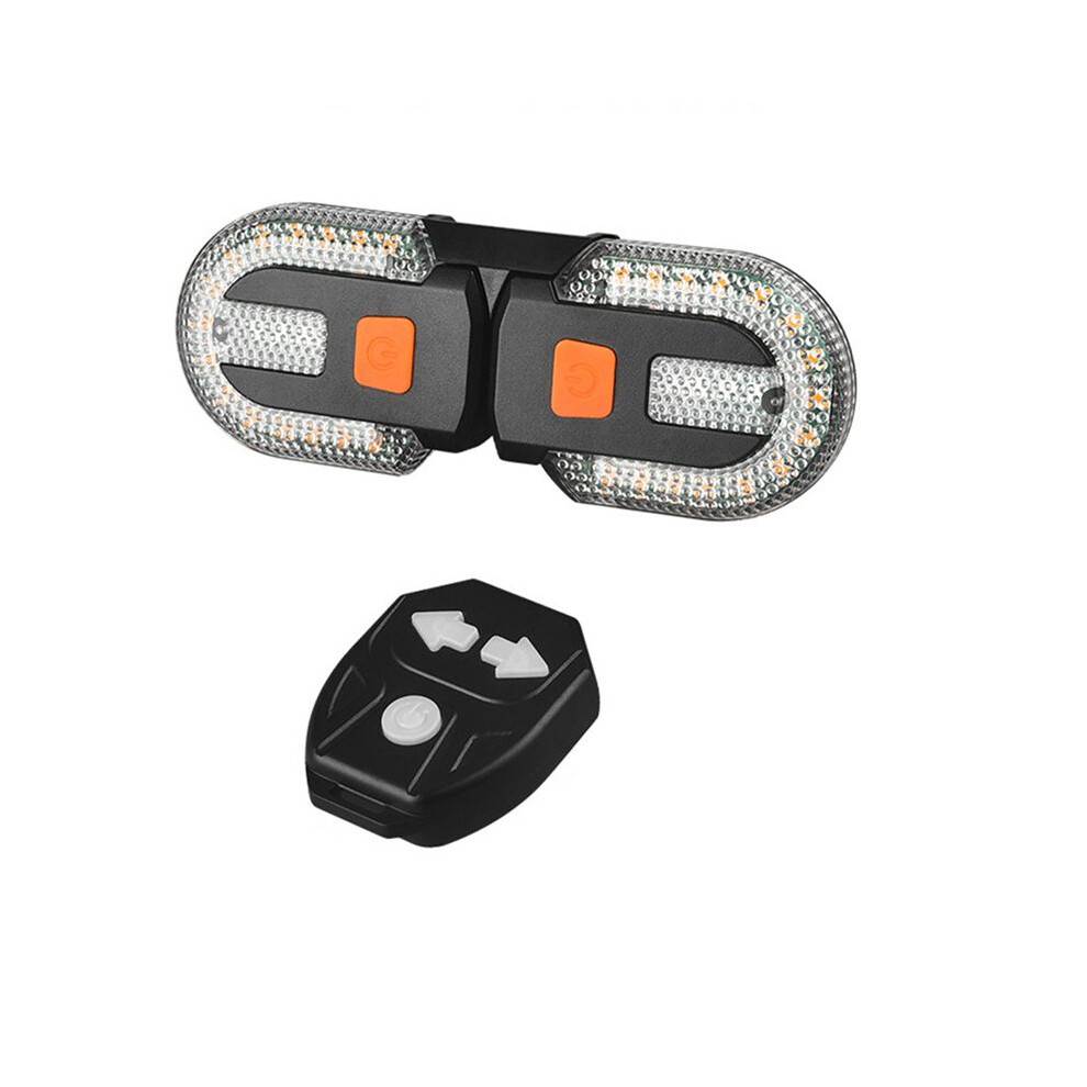 LED Bicycle Remote Control Turn Signal Taillight Waterproof Bike Warning Lamp for Outdoor Cycling Accessories