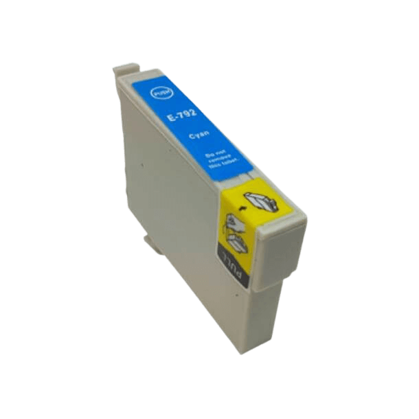 C13T07924010 Epson T0792 cyan XL Printerpatron - 15 ml. - Kompatibel