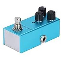 Guitar Distortion Pedal, Gitarrpedal Gitarreffekter Pedal Crunch Distortion Elgitarreffektpedal DC 9V Mini True Bypass Aluminiumlegering för Elgitarr