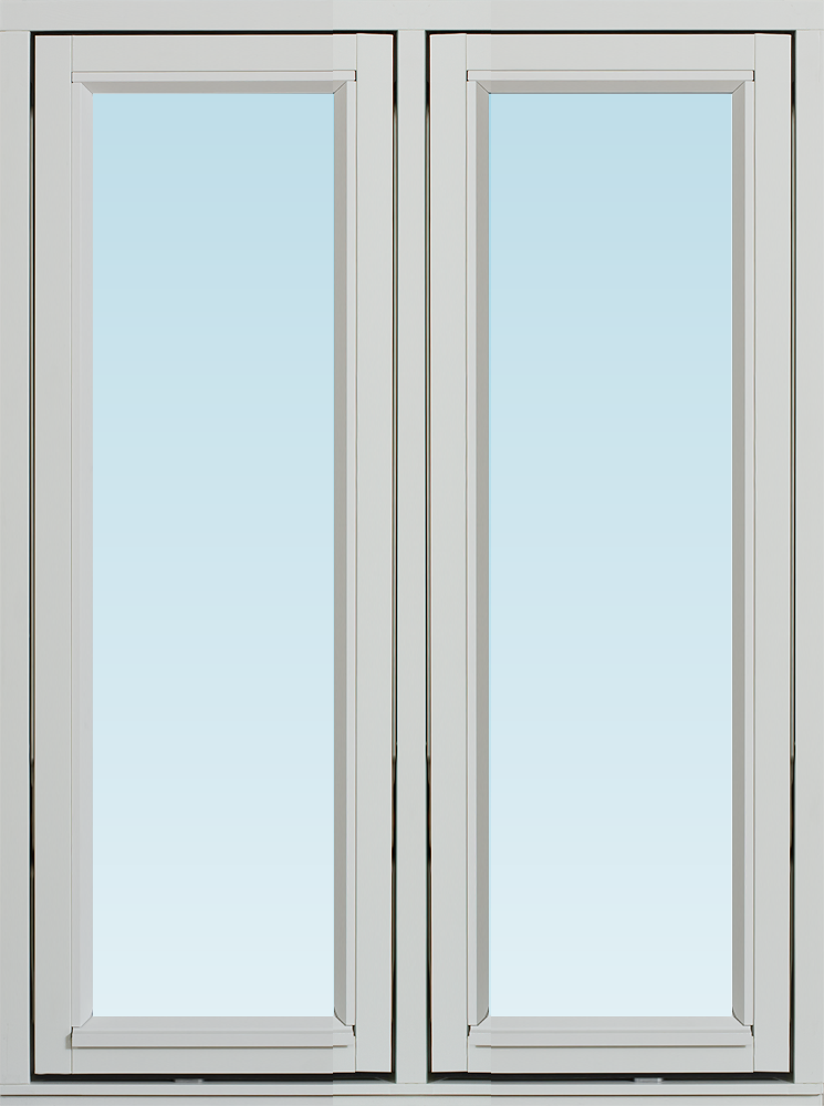 Svenska Fönster SF vridfönster  980x1180mm 2-luft, insida trä utsida trä, 3-glas  (10x12)