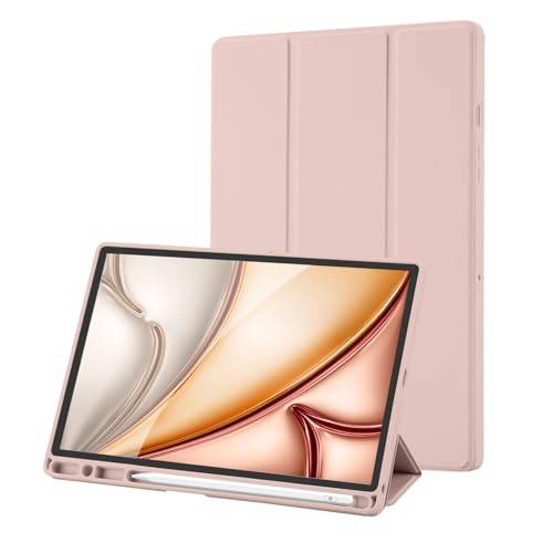 Fodral kompatibelt med Samsung Galaxy Tab A8 10,5 tum 2022/2021, modeller SM-X200/SM-X205/SM-X207, fodral med pennhållare, trevikts stående skyddande fodral, bilsömn/vakenhet för Samsung Tab Auto 8