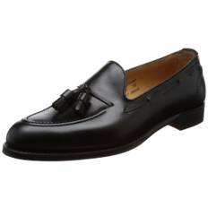 Tassel Loafers Leather Shoes Casual Shoes Genuine Leather 214 Last Made in England Made in England Black cm [Cheney] [HARRY] Slip-on Men's 25.0