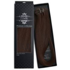 Poze Hairextensions Poze Clip&Go Löshår Äkta Premium 2B Dark Espresso Brown 50cm