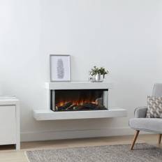Brockenhurst 1200 - Vit Marmor | Etanolkamin-shop.se