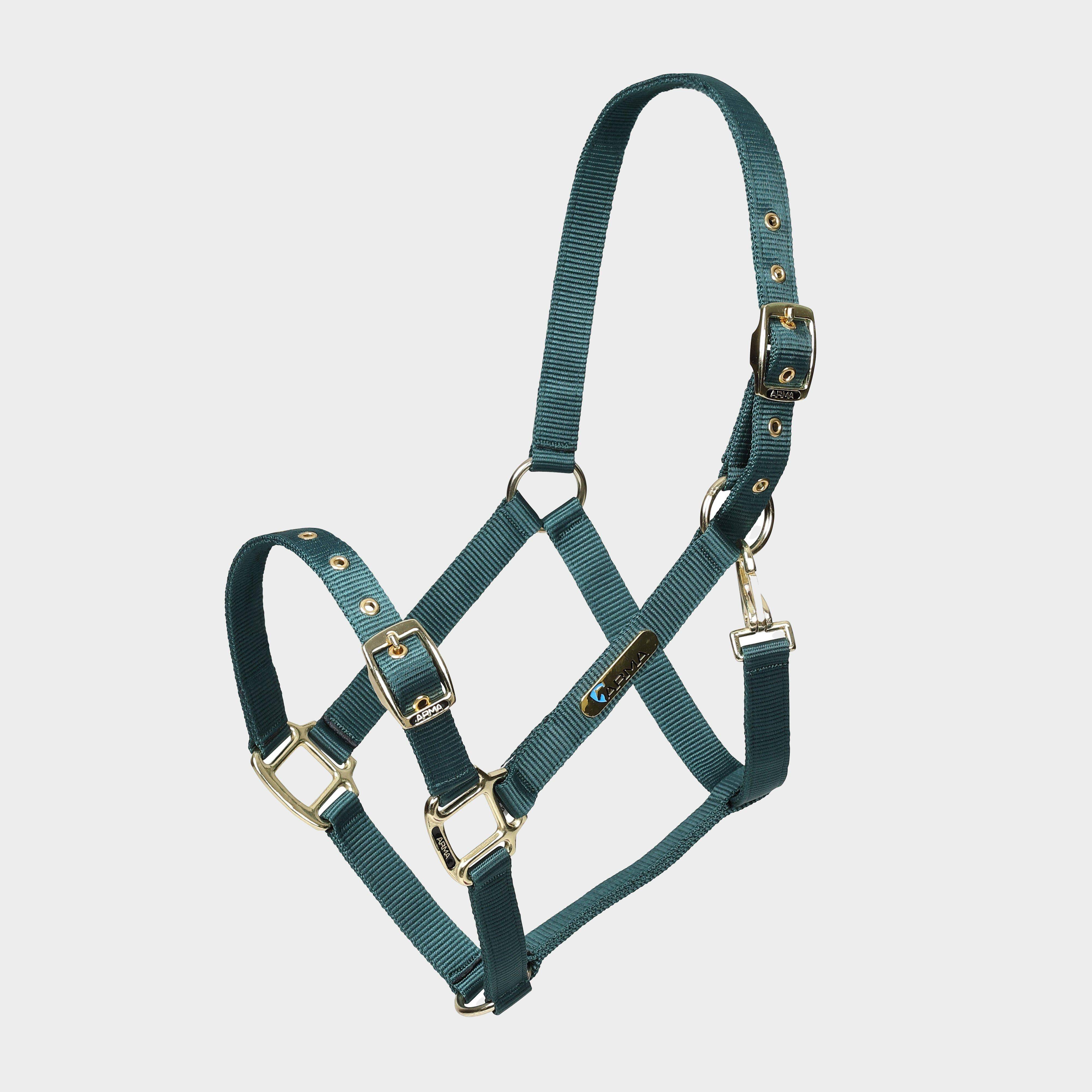 Arma Adjustable Headcollar, Green - Extra Full