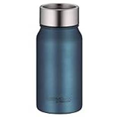 THERMOcafé av THERMOS TC DRINKING MUG blue mat 0,35 l, termosmugg rostfritt stål, isoleringskopp, kaffemugg to go, läckagesäker, varm i 8 timmar kall 16 timmar, diskmaskinssäker, BPA-fri