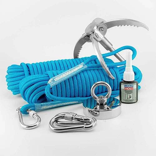 Large Magnet Fishing Starter Pack - Single-Sided Magnet