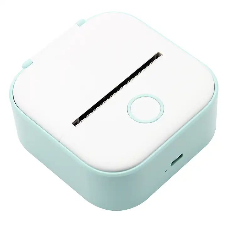Hot selling mini portable printer T02 inkless sticker label printer Thermal Photo Printer for home and officeStudents