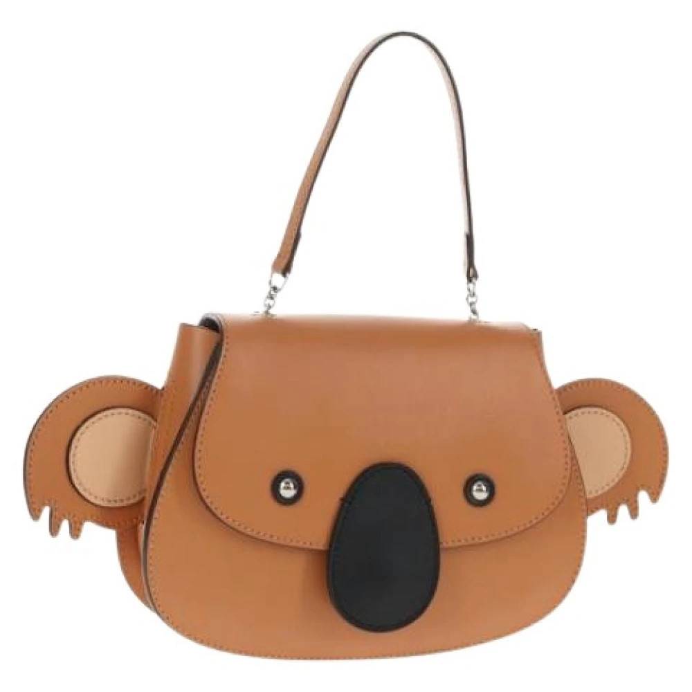 Gucci Vintage Pre-owned Vintage Håndtaske - Vintage - Dame - Brun - ONE SIZE - Læder