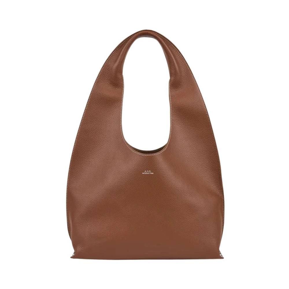 A.P.C. Neige Clou Skuldertaske - Tasker - Dame - Brun - ONE SIZE - Uld