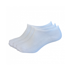 Kilde 3pak Comfort & Diabetes âLow Cutâ Bambus strømper i hvid. Unisex