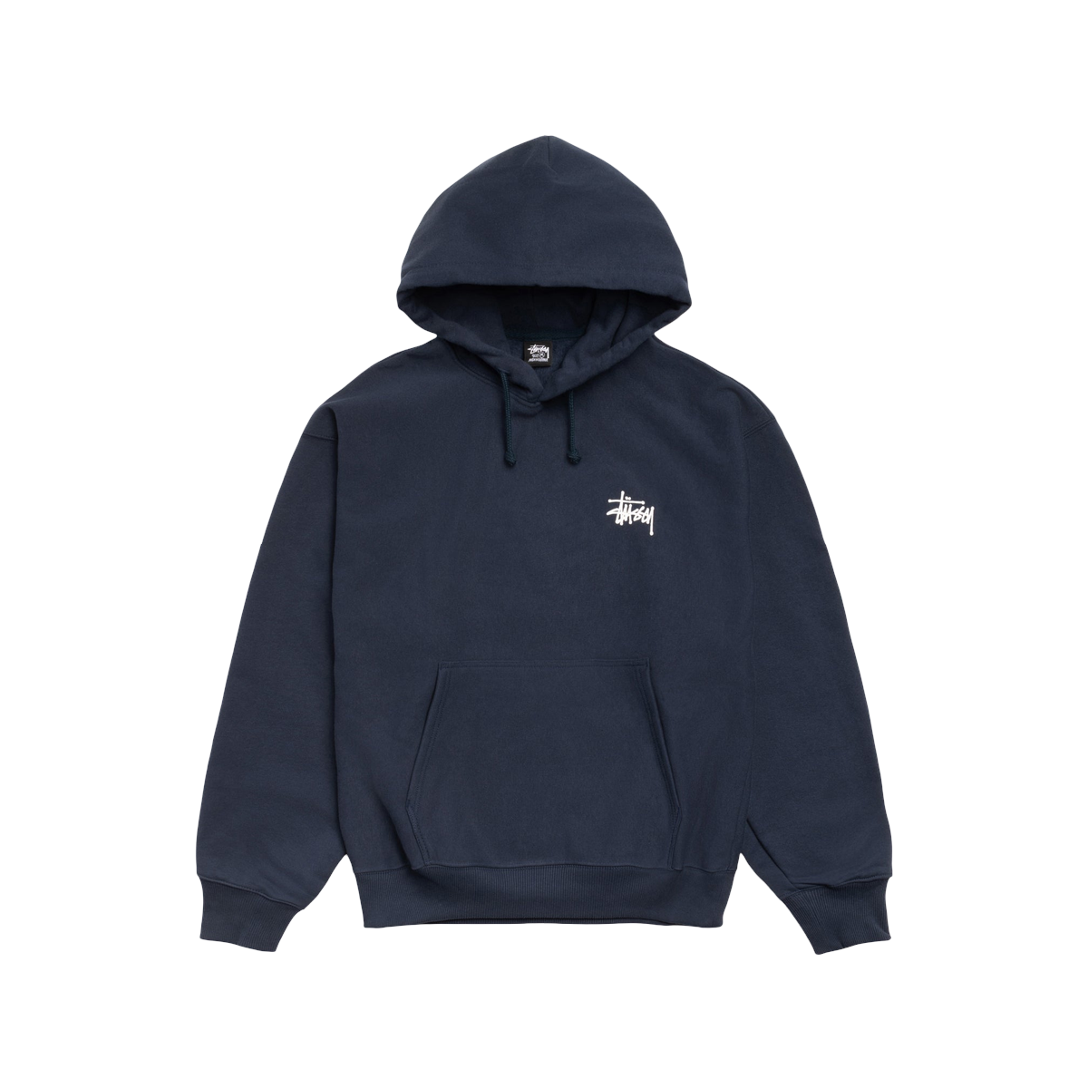 Stussy Basic Hoodie Navy - XL