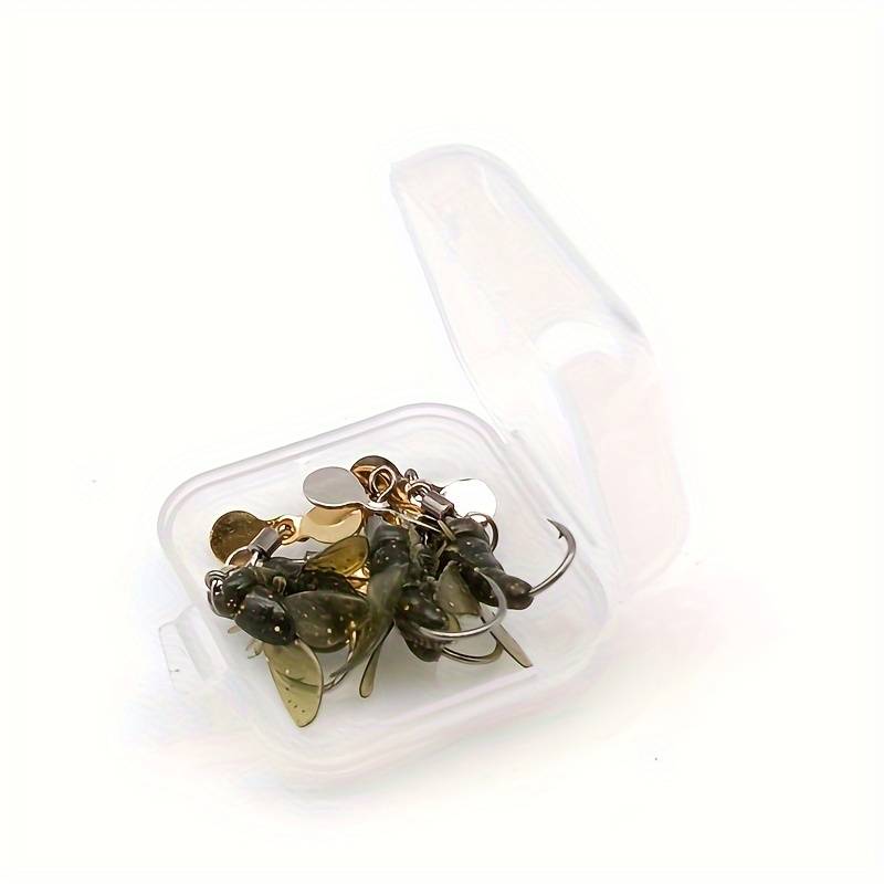 5pcs Rotating Sequin Fly Fishing Lure, Silicone Fly Bionic Bait, Lure Fake Bait For And Trout