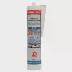 Dana Lim sanitet- og byggesilicone 577 transparent, 300 ml