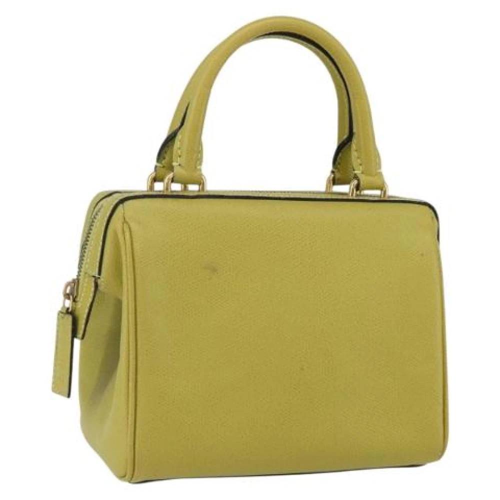 Celine Vintage Pre-owned Mini Taske - Vintage - Dame - Gul - ONE SIZE - Læder