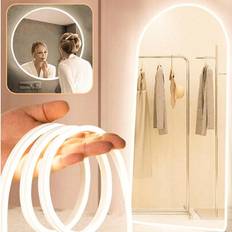 Varmvit LED Light Strip Set, LED Strip Kit, LED Lighting Strip Package, LED-lampor för TV-bakgrundsbelysning, Spegel, Inomhusdekor, Belysning, Utomhus (Multi-size)