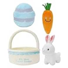 Easter Egg Hunting Baskets, Plush Bunny Easter Basket, Carrots Eggs for Kids, Toddler Easter Basket, Kids Easter Playset, Easter Bunny Basket, Stuffed Easter Basket, Easter Egg Hunt Basket