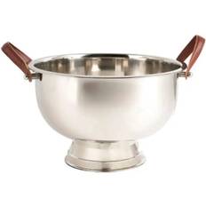 Excellent Houseware - Champagnekøler M/Læderlook - Rustfrit Stål