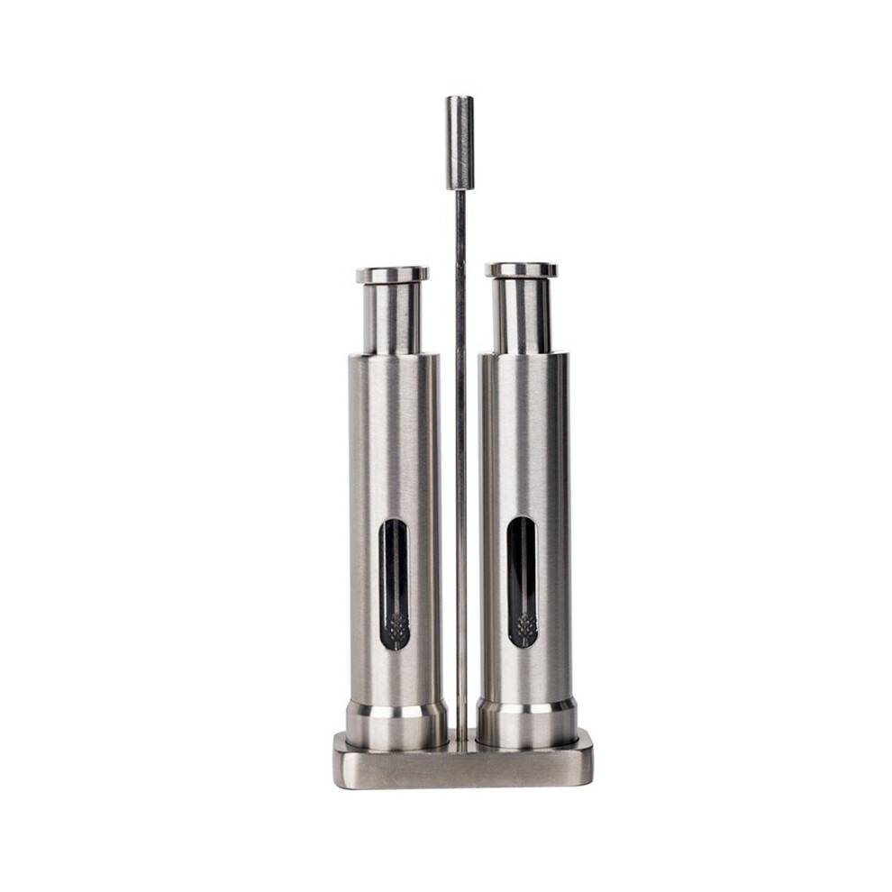 Stainless Steel Pepper-Manual Sea Salt Mill, Spice Grinder By Gingira