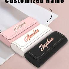 Customized Glasses Case, Girl Style Glasses Case, Pressure-Proof Portable Creative Fresh And Simple Sun Glasses Case, Myopia Glasses Case Unisex, Extr - Multicolor