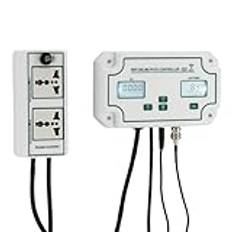 Vattenkvalitetstest meter, Guardian-monitor, pH, vattentestare, EC, temperaturmonitor för akvarium, pool, jordbruk med WiFi, realtidsövervakning 0–14 pH 0–19000 µS/cm 0–50 °C