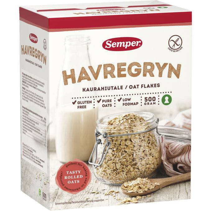 Semper Havregryn Glutenfri
