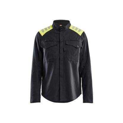 Blåkläder 4409 overshirt inherent, sort/hi-vis gul - M