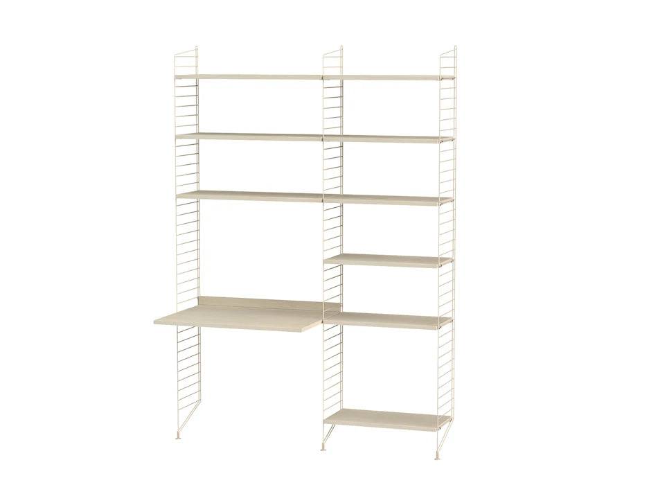 Kontor, bundle B fra String Beige - ask - Jacobsen Plus