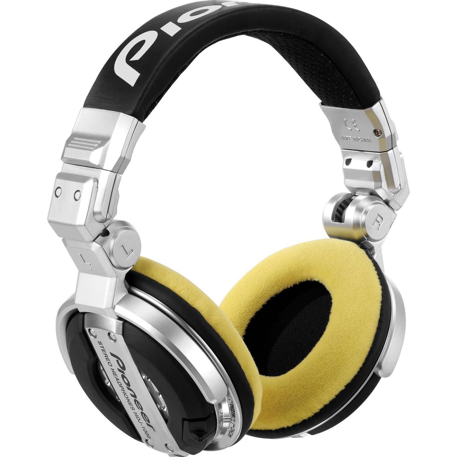 Polsterset VELOUR - Pioneer HDJ-1000 Yellow