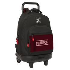 Munich Vulcan Sort Skole Rygsæk - 33 x 45 x 22 cm