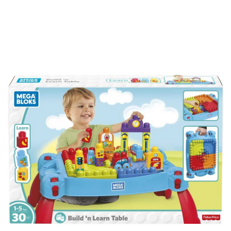 Fisher-Price Mega Bloks Bygg & Lär Aktivitetsbord