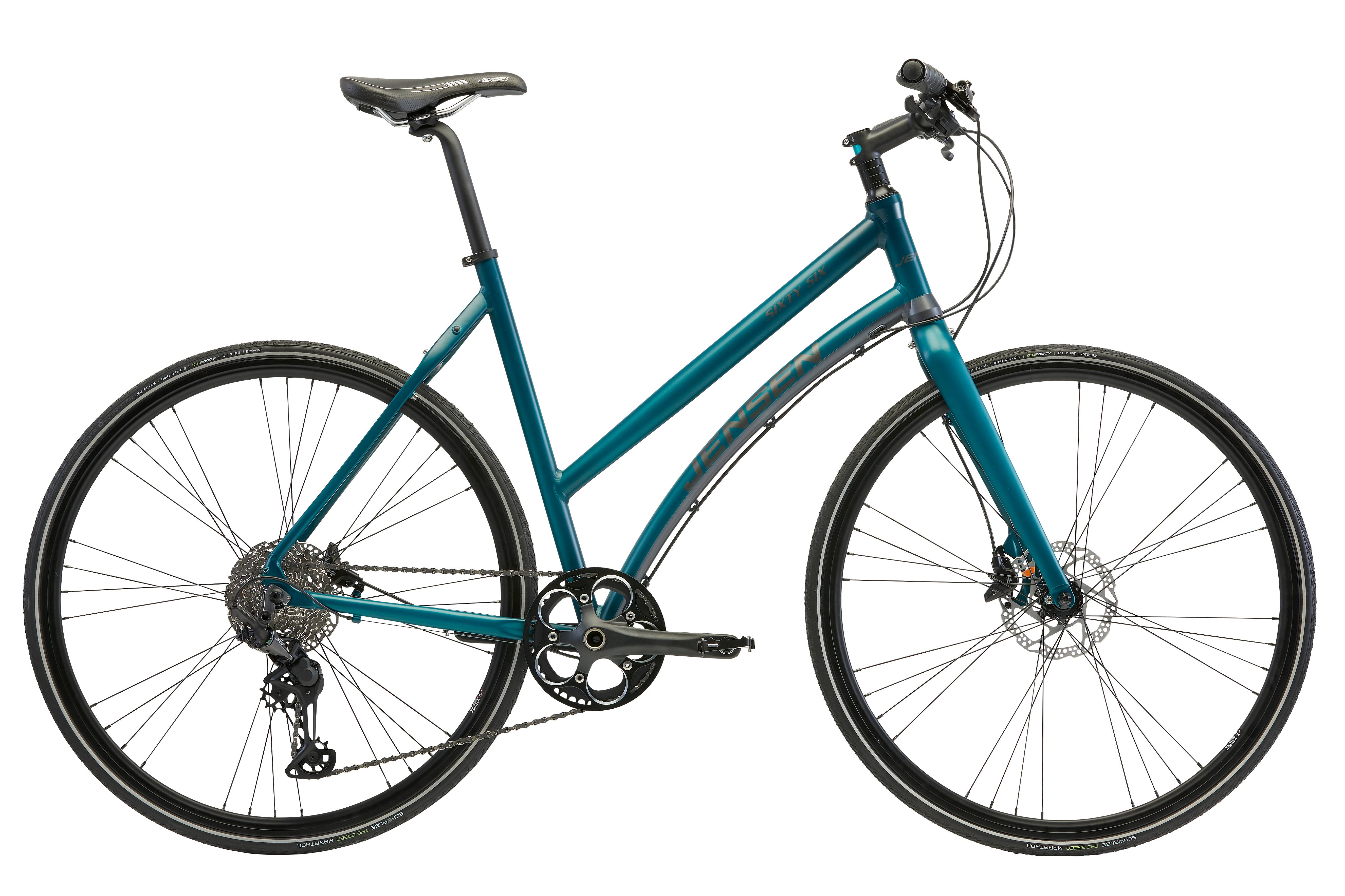 Jensen - Sixtysix Dame Citybike - Matt - S - green