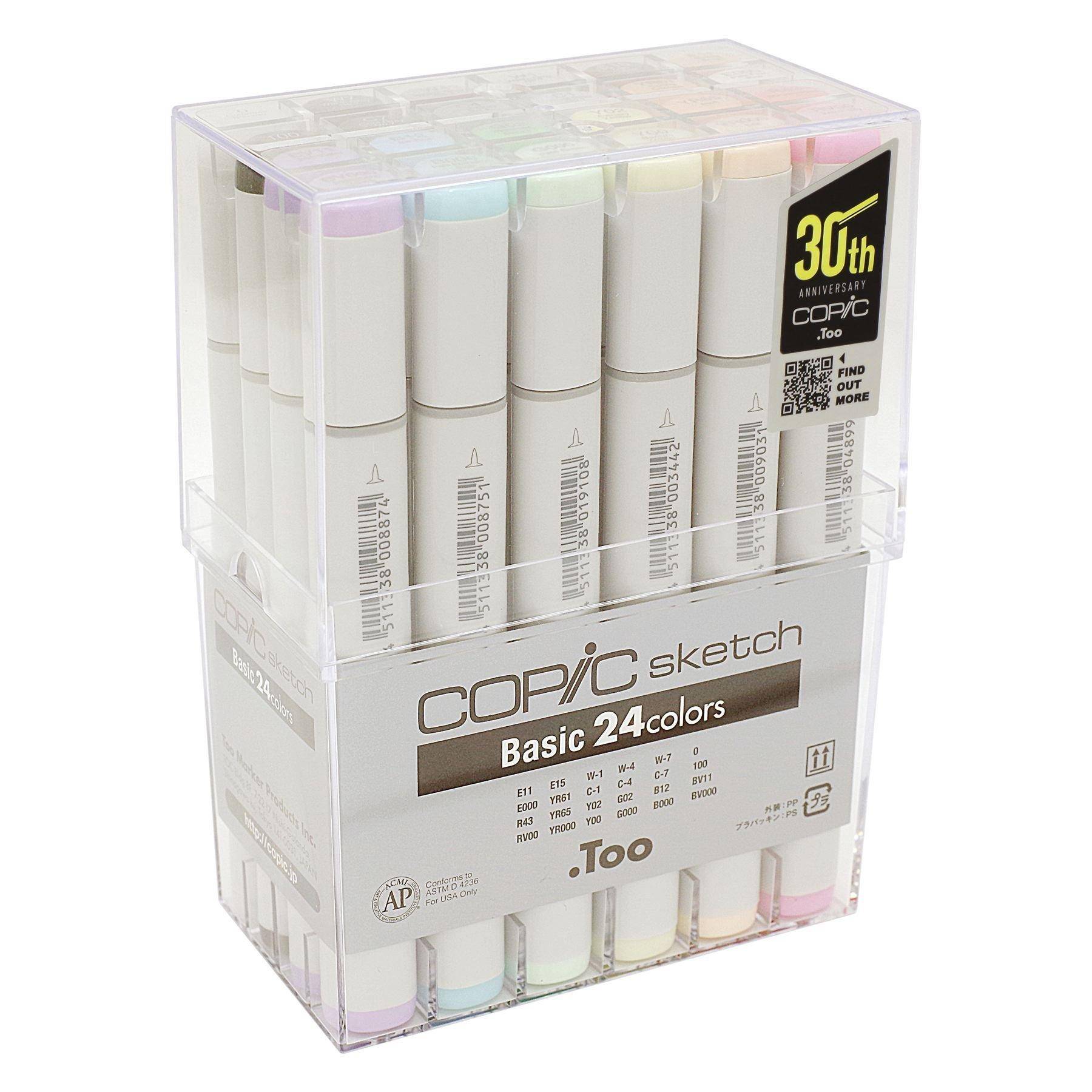 Copic Sketch Basic Set 12502073 24 Färger