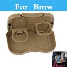 Dubbel bil mugghållare dryckeshållare biltillbehör till bmw f30 f10 x3 x5 m x6 125i e36 e38 e39 e46 e52 e53 e60 e61 e63 e90 - Brun