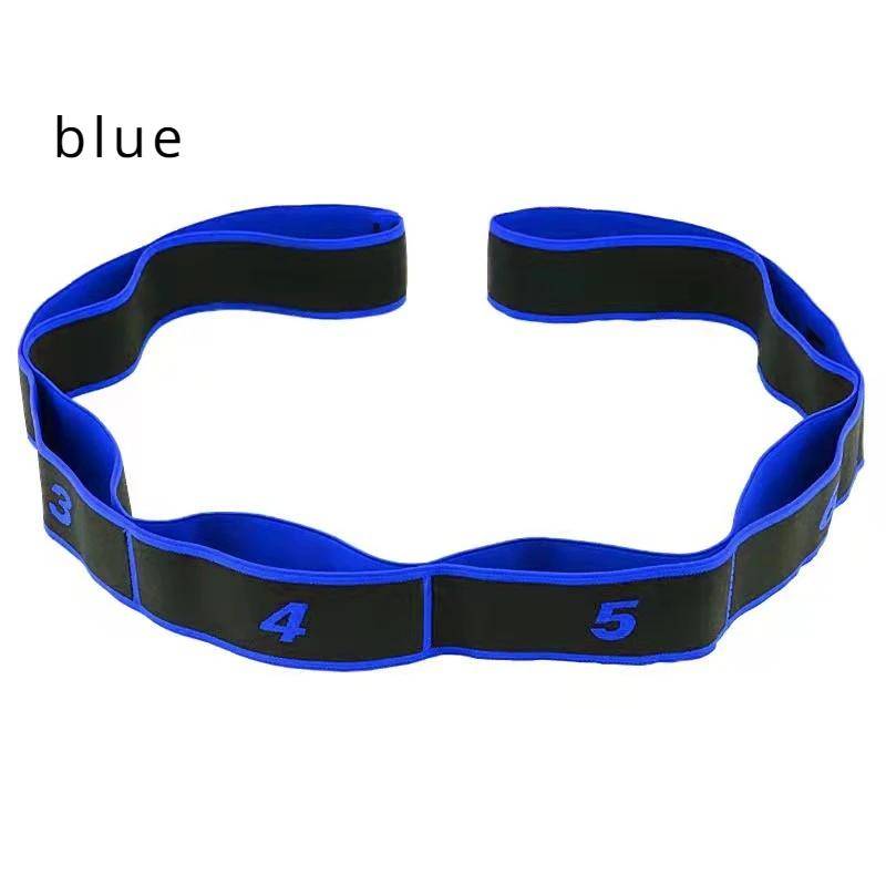 Yoga Stretching Belt Dance Stretching Band Loop Yoga Pilates Fitness Tension Belt Digital Stretch Elastic Band Resistance Band