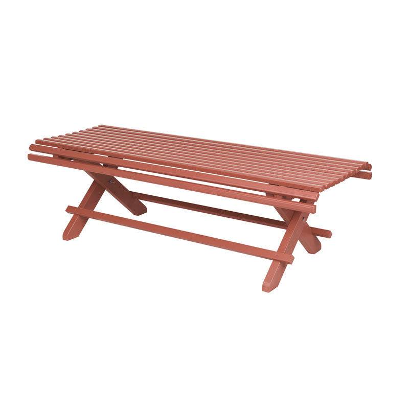 Trädgårdsbänk Sundborn - Sekelskifte, 145 cm - FR = Faluröd