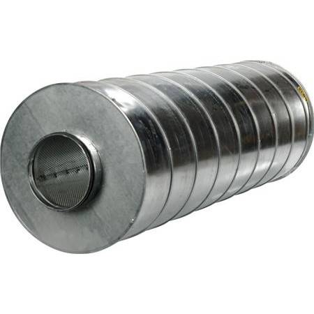 Lindab lyddæmper SLU 355-600, 100 mm isolering.