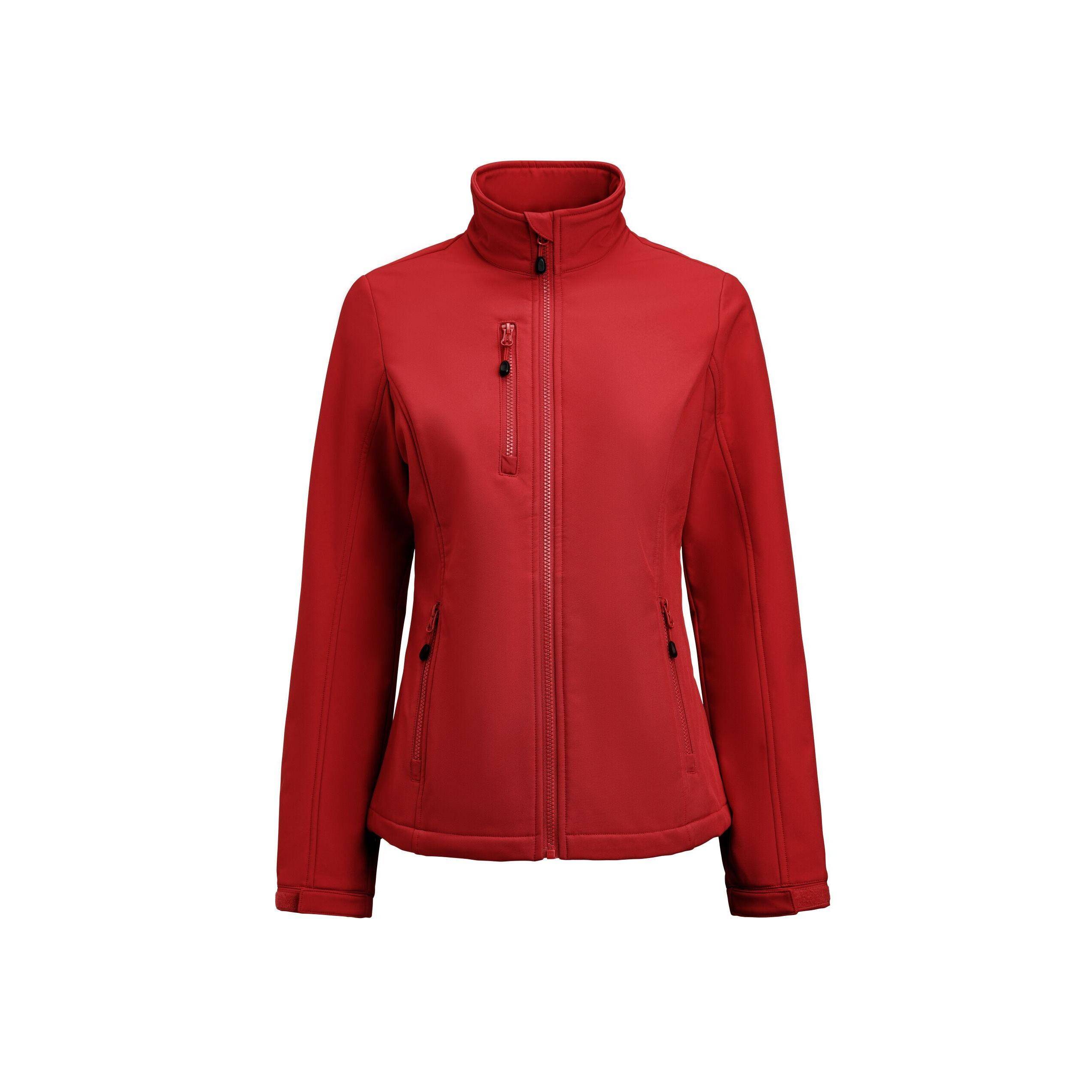Printer RED Womens/Ladies Airwalk Soft Shell Jacket S röd