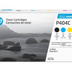 Samsung CLT-P404C 4-pack Cyan/Magenta/Yellow/Black Original Toner Cartridge tonerpatron 4 stk Sort, Blå, Magenta, Gul